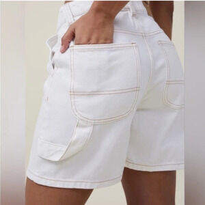 Cotton on Carpenter denim short white 12